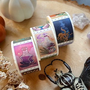 Magical Potions and Elixirs Stamp Washi Tape Halloween Witchy