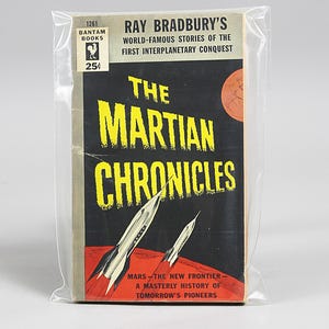 Ray Bradbury The Martian Chronicles Bantam Books #1261 Classic Science Fiction Pb 1954 Printing Illustrated Cover RARE