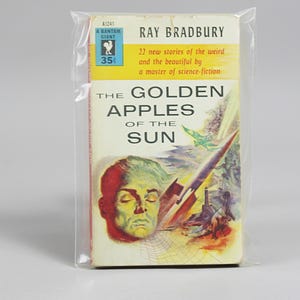 Ray Bradbury The Golden Apples Of The Sun Bantam Books #A1241 Classic Science Fiction Pb 1954 1st Printing Illustrated Cover RARE