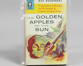 Ray Bradbury The Golden Apples Of The Sun Bantam Books #A1241 Classic Science Fiction Pb 1954 1st Printing Illustrated Cover RARE