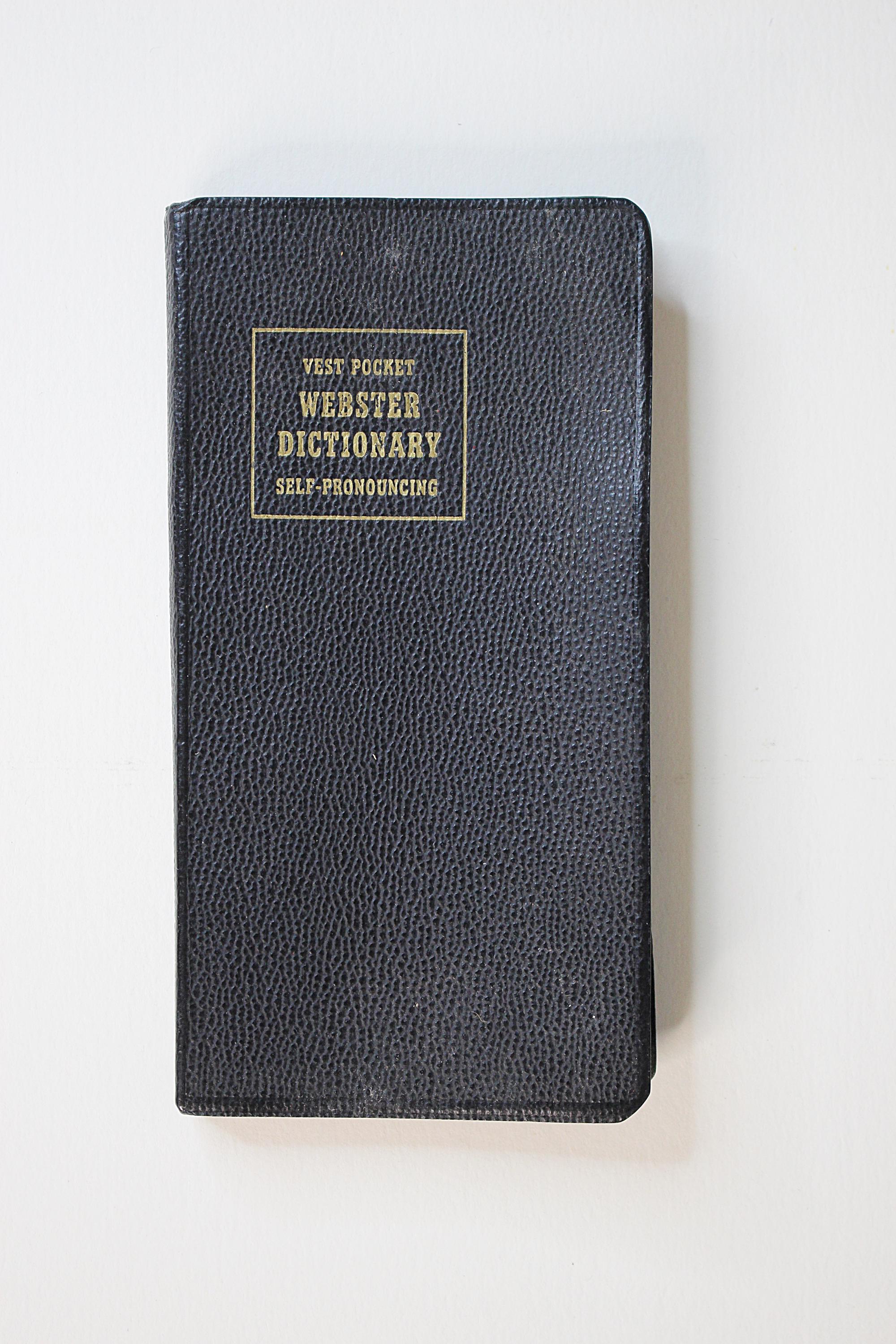 Antique Websters Dictionary - Etsy