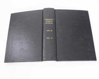 Christian Science Journal Mary Baker Eddy Full Year Bound Volume #51 April 1933 to March 1934