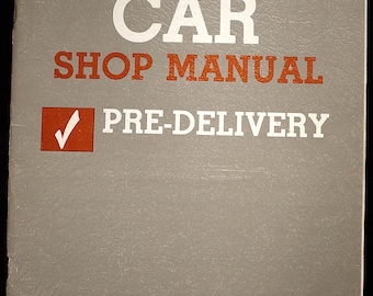 1986 Ford Lincoln Mercury Shop Manual Pre-Delivery Volume F OEM Guide Automotive Technician Guide Lincoln Town Car Ford Mustang Thunderbird