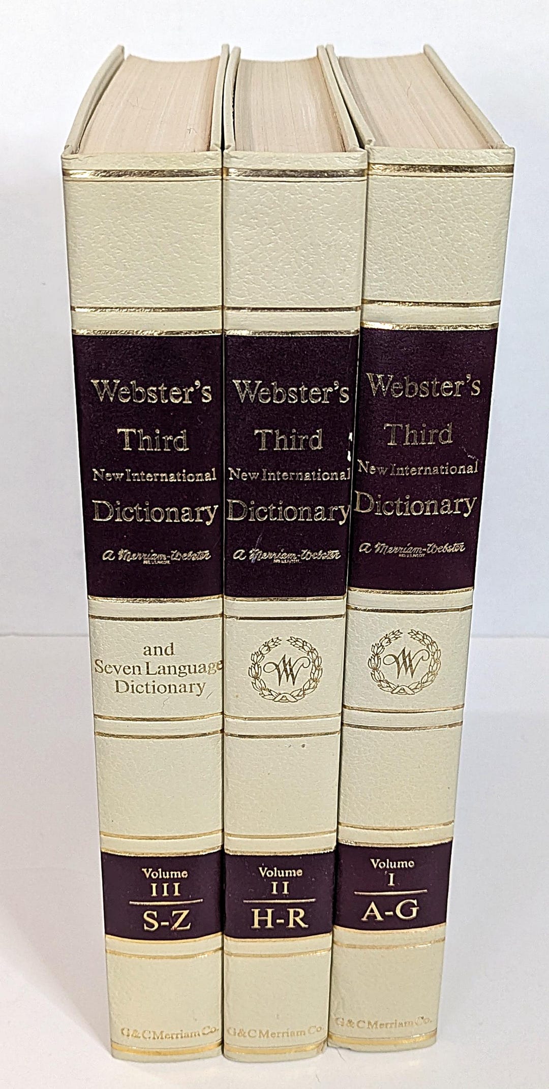 Webster's Third New International Dictionary 1966 Unabridged 3