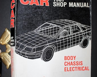 1987 Ford Lincoln Mercury Shop Manual Body Chassis Electrical Repair Guide Town Car Crown Victoria Grand Marquis Automotive Technician