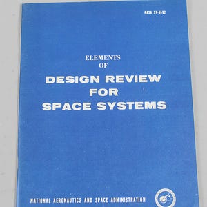 APOLLO Program Elements of Design Review For Space Systems Handboek uit de originele periode uit 1967, NASA-ingenieur Herkomst