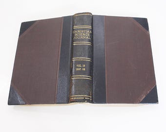Christian Science Journal Mary Baker Eddy Full Year Bound Volume #15 April 1897 to March 1898
