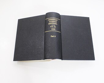 Christian Science Sentinel Mary Baker Eddy Full Year Bound Volume #44 Part 2 July thru December 1942