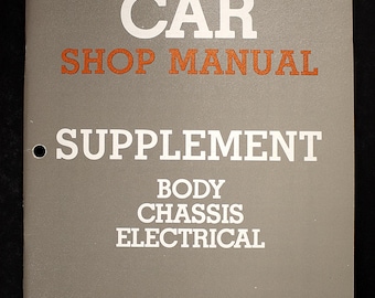1986 Ford Lincoln Mercury Shop Manual Body Chassis Electrical Supplement Crown Victoria Lincoln Town Car Grand Marquis Technician Book