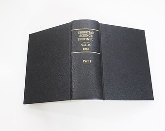 Christian Science Sentinel Mary Baker Eddy Full Year Bound Volume #45 Part 1 January to June 1943