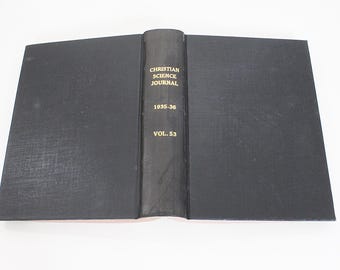 Christian Science Journal Mary Baker Eddy Full Year Bound Volume #53 April 1935 to March 1936