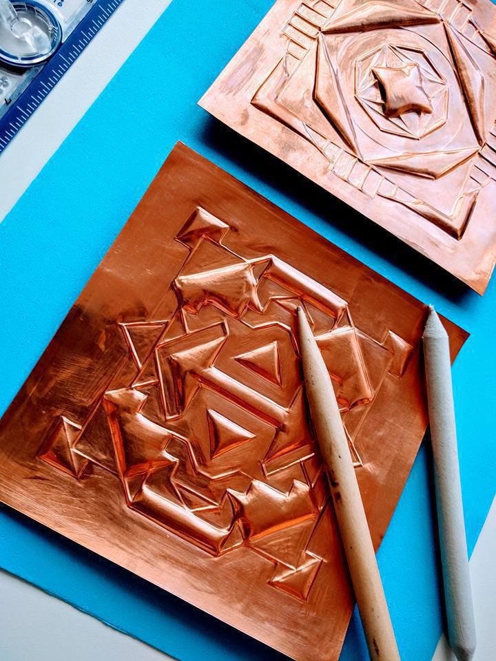 Embossing Craft Kit Kids Crafts Copper Embossing Art Craft Supply Kids