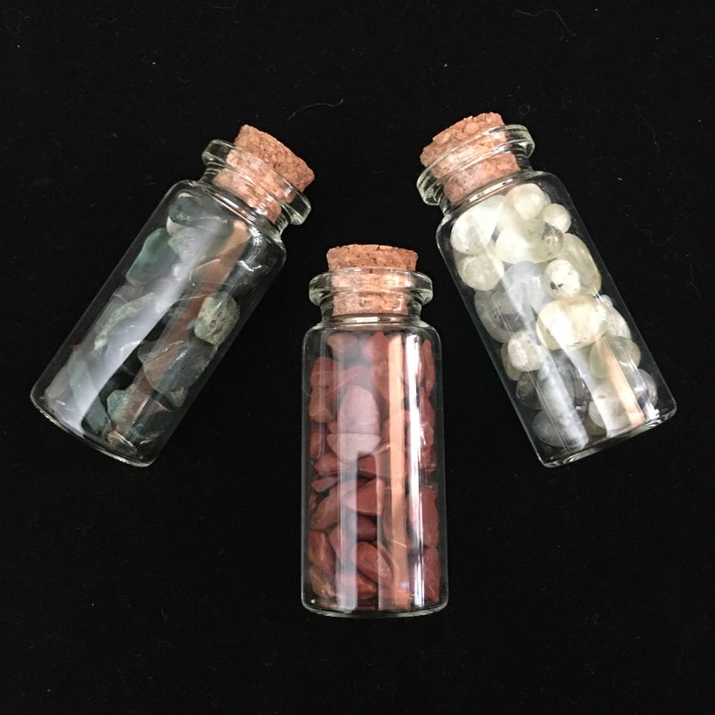 Crystal Chips Assorted Mini Bottles Crystal chip kit Etsy