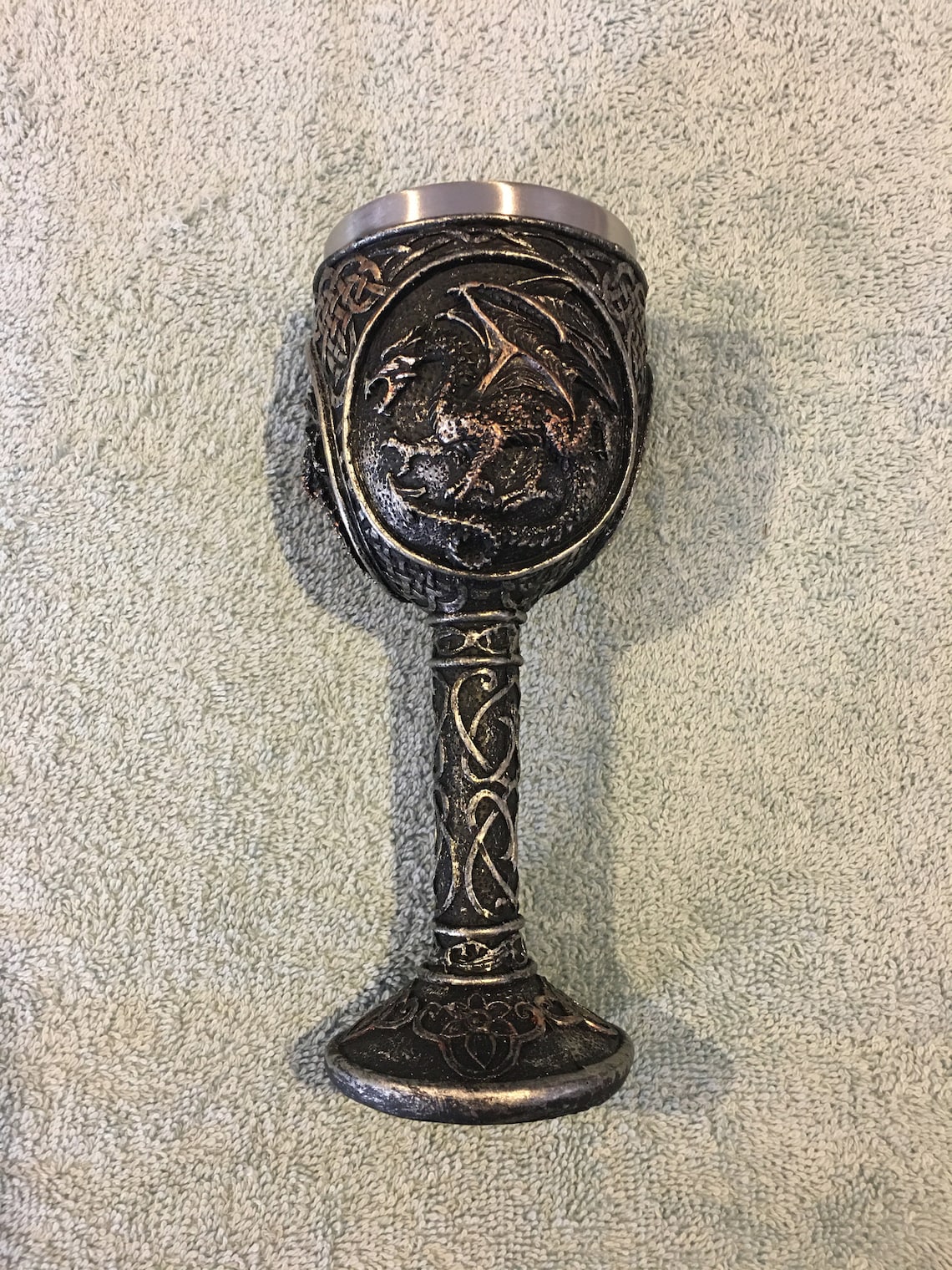 Wolf Goblet Chalice Celtic Medieval Goblet Ritual Chalice Etsy