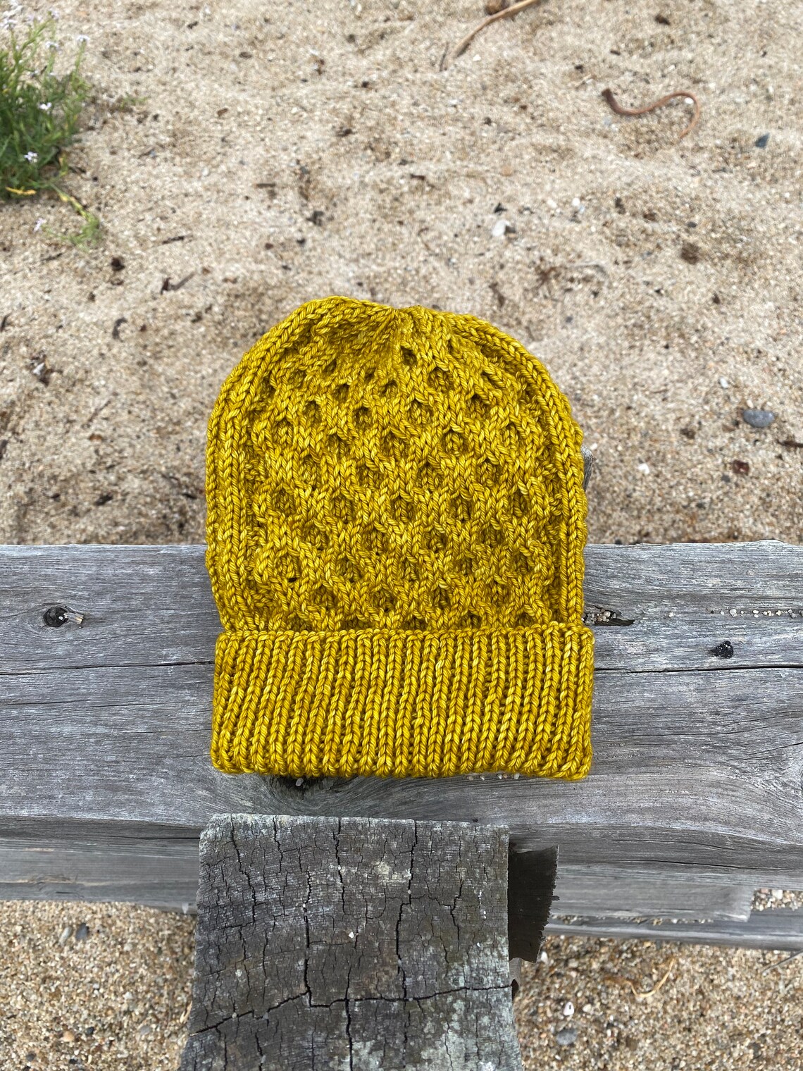 Knitting Pattern Waffles With Honey Hat - Etsy