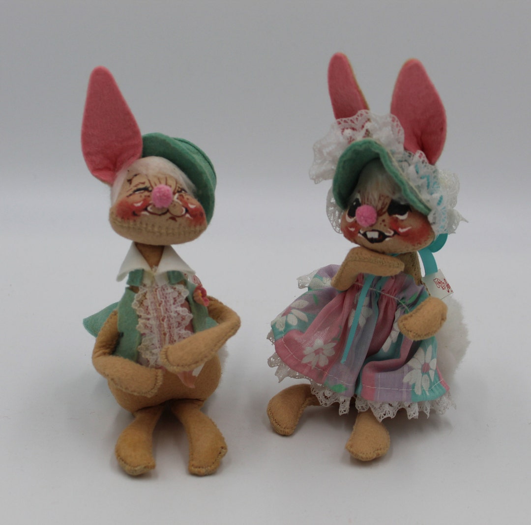 Annalee Mobilitee Dolls, Inc Springtime Easter Bunny Rabbit Cottontails ...