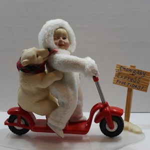 The Ashton-Drake Galleries  Snowbabies Collection Doll &quot;SnowBaby Express&quot; 1995 Issue no 7996FB
