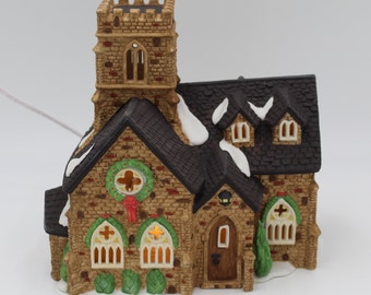 Dept 56 Knottinghill Church: Dickens Village, Handpainted