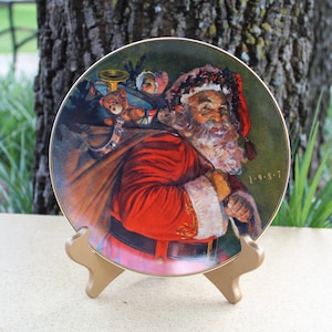 Avon Fine Collectible Christmas Plate Series Gold Trimmed 1987-1989 Choice of 3