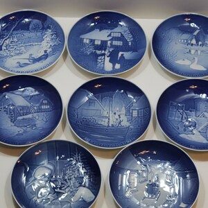 Vintage Bing & Grondahl Christmas Plate: 1970s Jule Aften Porcelain, Denmark