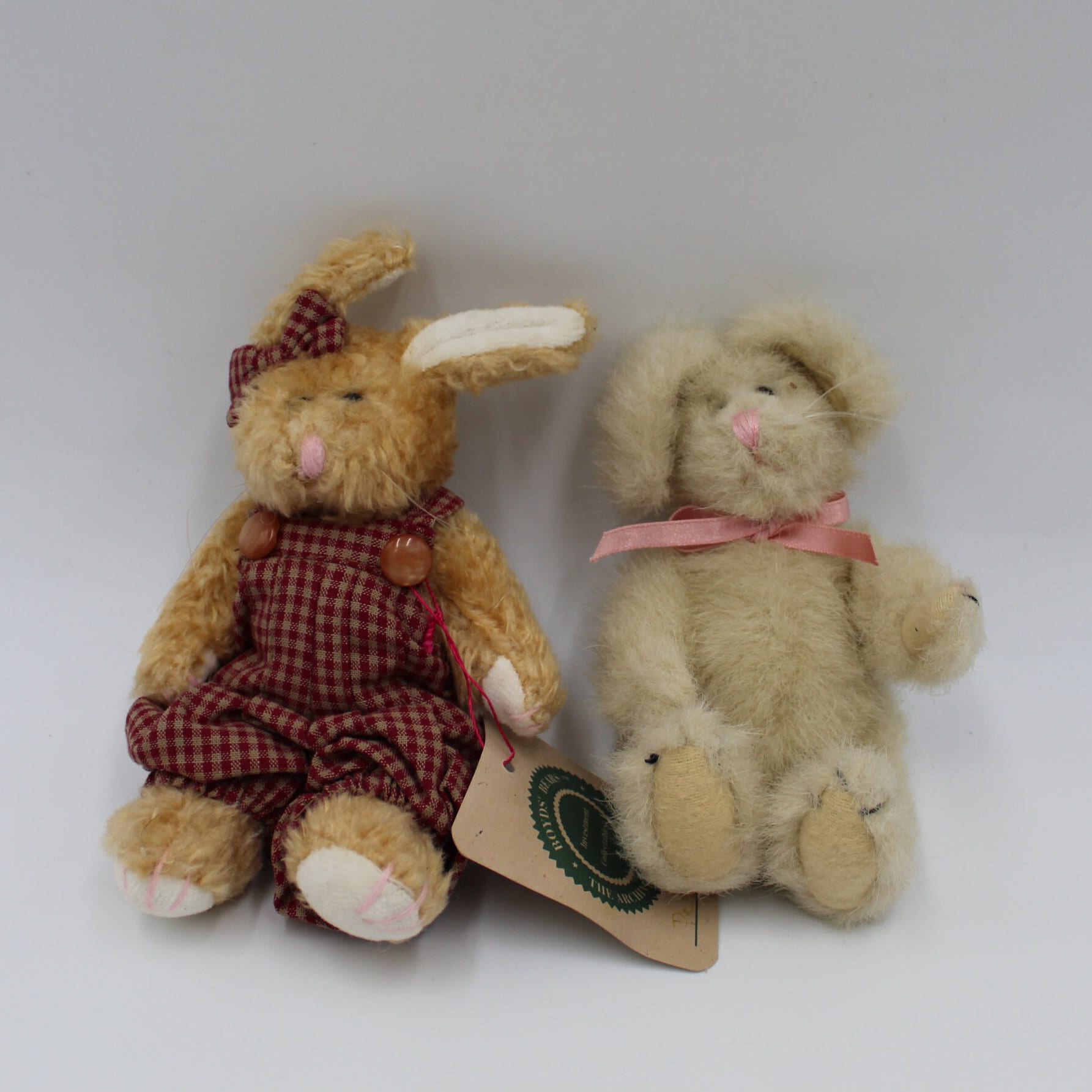 Boyds' Bears Peter and Sharona Hare Stuffed Plush Bunny Rabbits 6 ...