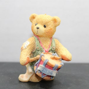 Enesco Cherished Teddies Christmas Ornament: Drumming Teddy Bear, 1994