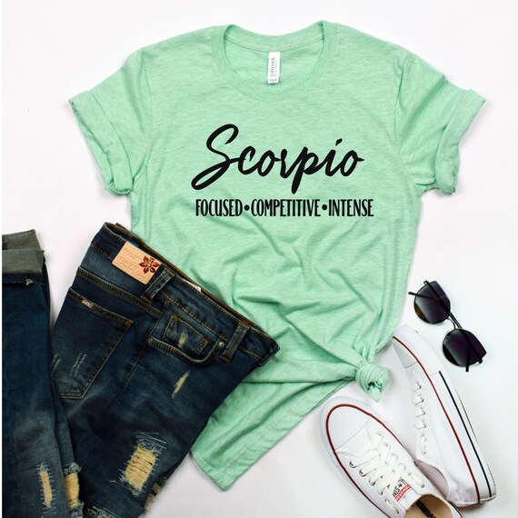 Scorpio Shirt - Zodiac Sign - November Birthday Shirt - October Birthday Shirt - Gift for a Scorpio - Friend Gifts - Cute Scorpio Shirts