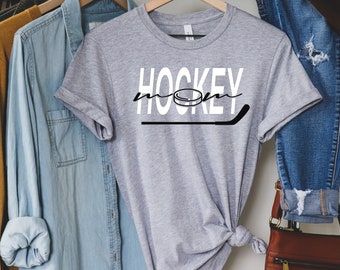 Hockey Mom Shirt - Cute Hockey Mom Shirt - Hockey Mom - Hockey Shirt - Custom Hockey Mom - Hockey Mom Crewneck - Gift for Hockey Mom - Shirt