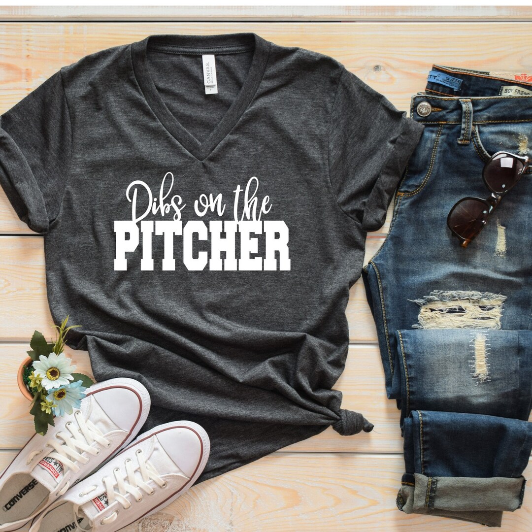 Dibs on the Pitcher Baseball Girlfriend Shirt Baseball Pitcher Shirt