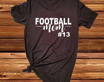 Football Mom Shirt - Adult- Tshirt - Shirt for Mom - Mom Shirt - Gift for Mom - Football Shirt - Cute Shirt - Birthday Gift - Christmas Mom