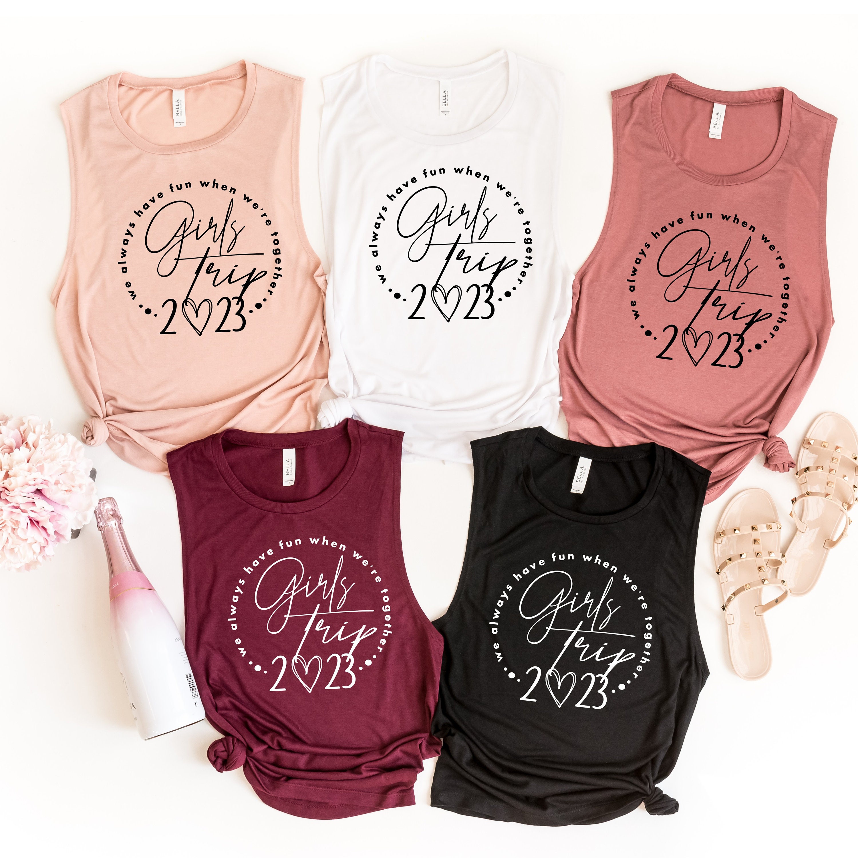 Girls in muscle clearance shirts