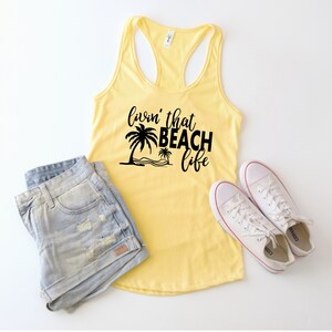 Livin that beach life tank top - beach life tank - livin the life - Vacay tank - beach vacation tank - vacation tanks - family vacay - razor