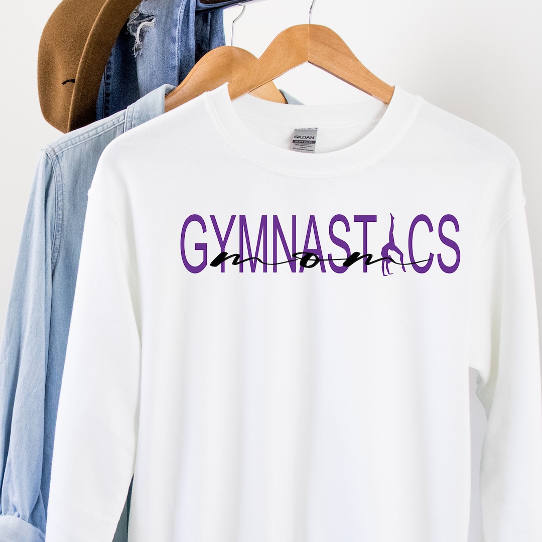 Gymnastics Mom Sweatshirt - Funny Crewneck Pullover For Gymnast Moms, Women's Casual Comfort Top