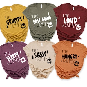 Group Camping Shirts - Camping Trip Shirts - Custom Camping Shirts - Funny Camper - Loud Camper - Love Camping Shirts - Matching Camp Shirts