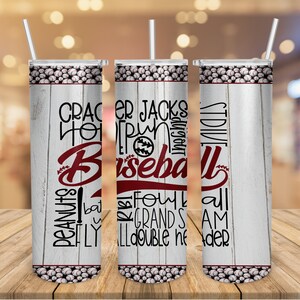 Baseball Tumbler - Baseball Lover Tumblers - Tumbler for Baseball Mom - Baseball Team Gifts- Gift for Coach - 20oz tumblers