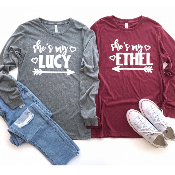 Lucy and Ethel Long Sleeve Shirts She's 