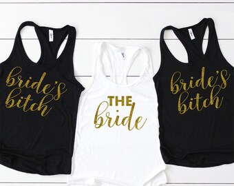 Bridal Party Shirts - Bride's Bitches Shirts - Bride's Bitch Shirt - Cute Bridal Party Shirts - Bach Party Shirts - Group Shirts - Party