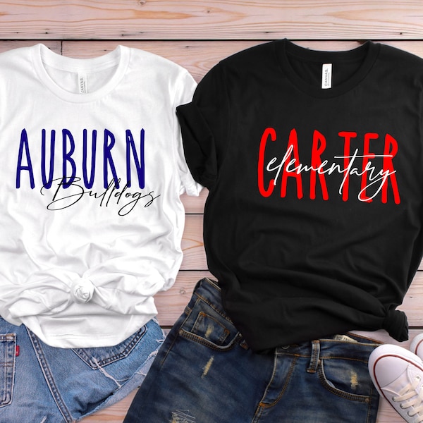 Custom School Shirts - School Spirit Shirts- Shirts for School - Teacher's Gifts - Teacher Shirts- Senior Shirts- New School year shirts