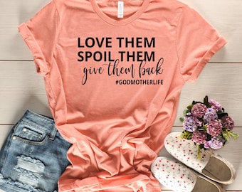 Patin Shirt - Geschenk für Patin - Ankündigung Shirts - Individuelle Ankündigung Shirts - Patin Geschenk - sie lieben - verwöhnen - zurückgeben