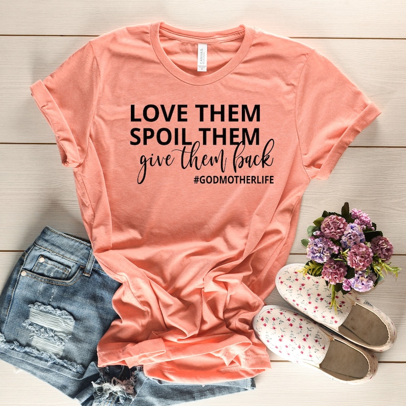 Godmother Shirt Gift for Godmother Announcement Shirts Etsy