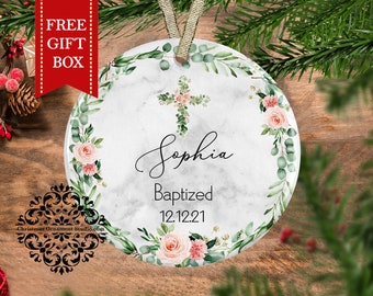 Personalized Baptism Ornament - Baptism Gift