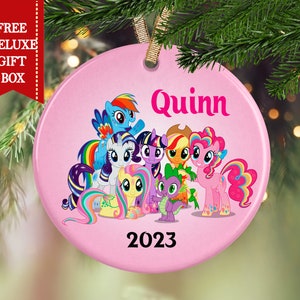 My Little Pony Christmas Ornament: Personalized Porcelain Keepsake