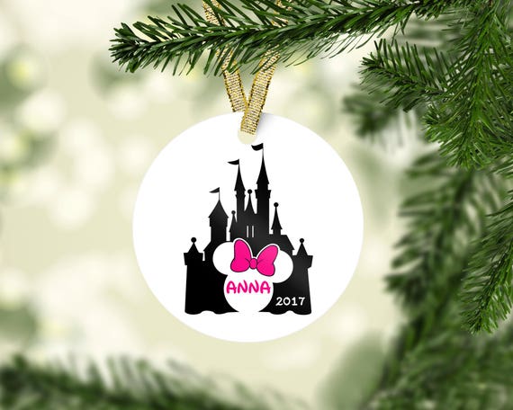 Minnie Mouse Christmas Ornament Disney Ornament Princess Etsy