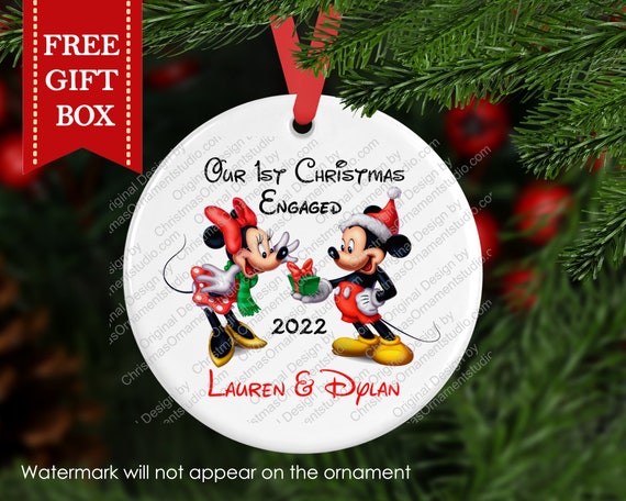 Mickey and minnie christmas ornaments Clearance