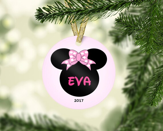 Minnie mouse first christmas cheap ornament