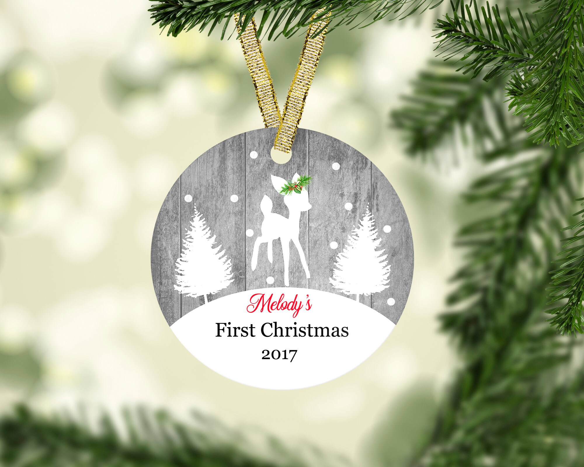 2017 Baby Ornament - Etsy