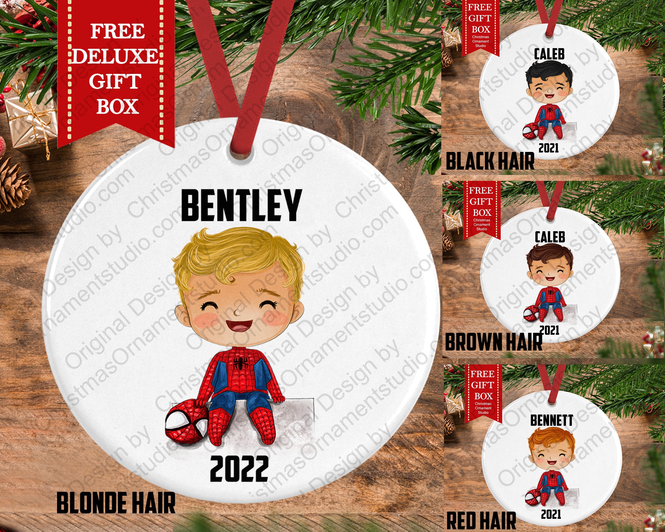 Discover Spider man christmas ornament-Superhero Ornament