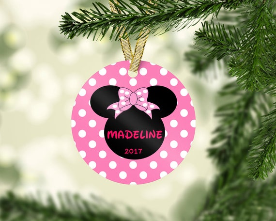 Minnie Mouse Christmas Ornament Disney Ornament Princess Etsy