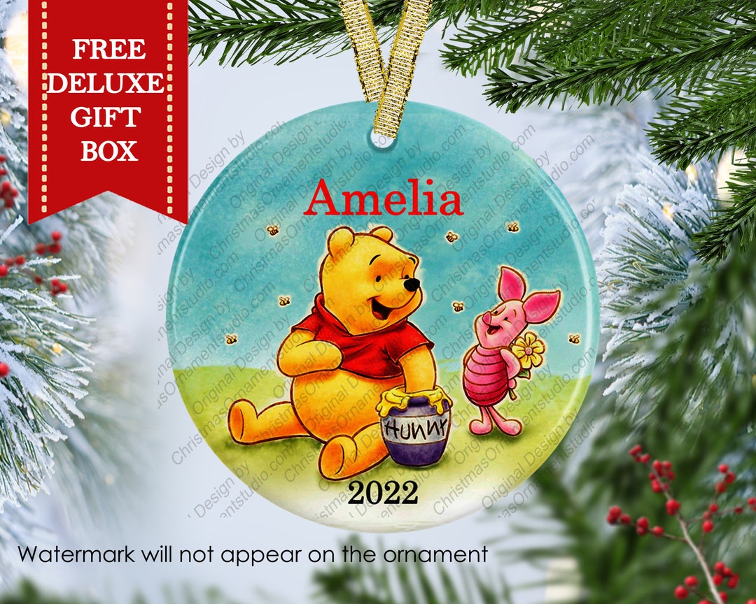 Winnie the Pooh Christmas Ornamentwoodland Christmas Ornamentdisney Ornamentkids Christmas