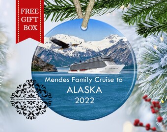 Alaska Christmas Vacations 2022 Alaska Ornament | Etsy